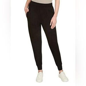 🆕 Matty M Woman The Essential Jogger Black Size Medium